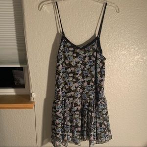 💜3/$12 Floral Spaghetti Strap Dress
